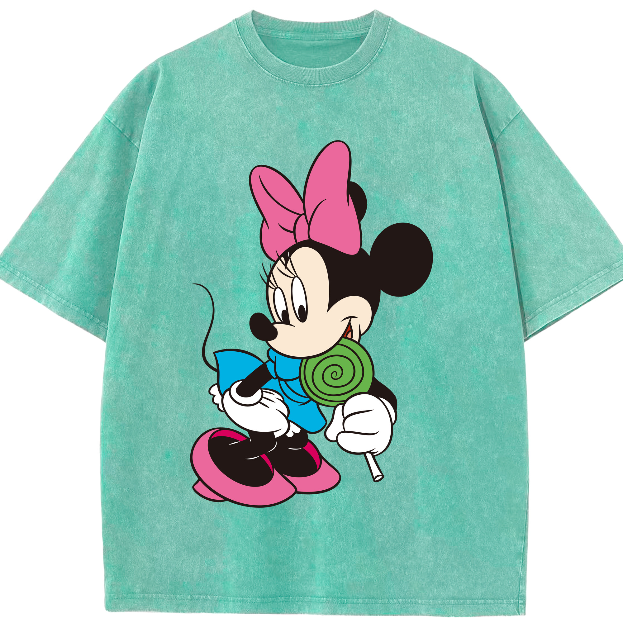 （画像用） ミッキーマウス Mickey Mouse 綿100% ヴィンテージ風 半袖Tシャツ（フロントプリント）